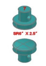 Optional dies for PH-20D Power Hammer