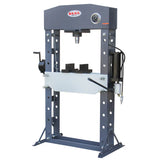 KAKA INDUSTRIAL HP-50P Air/Hand Operated H-Frame Press，Air/Hydraulic Shop Press，50 ton Frame Capacity, 7 in Stroke