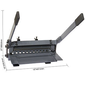 Kaka Industrial BHS-12 Bench Top Hand Shear, 12"x1/25" inch Cutting Capacity