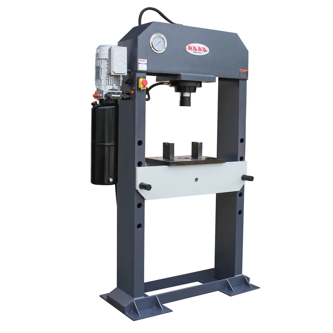 KAKA INDUSTRIAL HP-50 Electric Hydraulic Press, 50 ton H-Frame Shop Press with Gear pump( 220V-60HZ-1H)