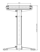 RB-1100 , 24 Inch Height Adjustable Band Saw Material Stands