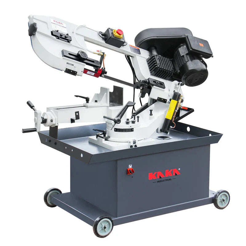 BS-712R 7" Metal Cutting Band Saw Machinery (115V&230V/60HZ/1PH，Prewired 115V)