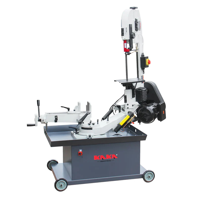 BS-712R 7" Metal Cutting Band Saw Machinery (115V&230V/60HZ/1PH，Prewired 115V)