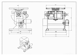 Kaka Industrial WP-500 Welding Positioner, 1102lb Tilt angle -45°-90º, Rotation motor 400W ,Rotation speed 0-5 RPM Stepless Speed Control Welder Positioning Machine 110V-60HZ-1PH